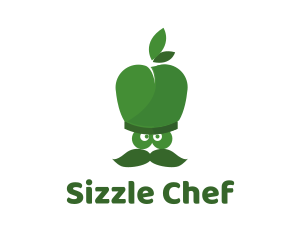 Apple Chef Hat logo design