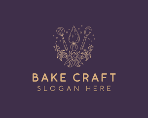 Floral Patisserie Bakery logo design