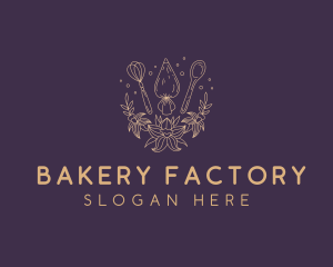 Floral Patisserie Bakery logo design