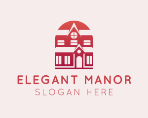 Red Mansion Real Estate logo design
