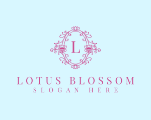 Lotus Flower Wellness logo design