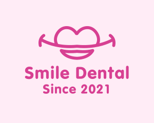 Heart Lip Smile logo design