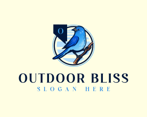 Mountain Bluebird Nevada logo design