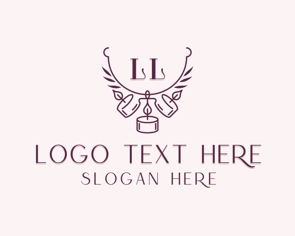 Tea Light logo example 4