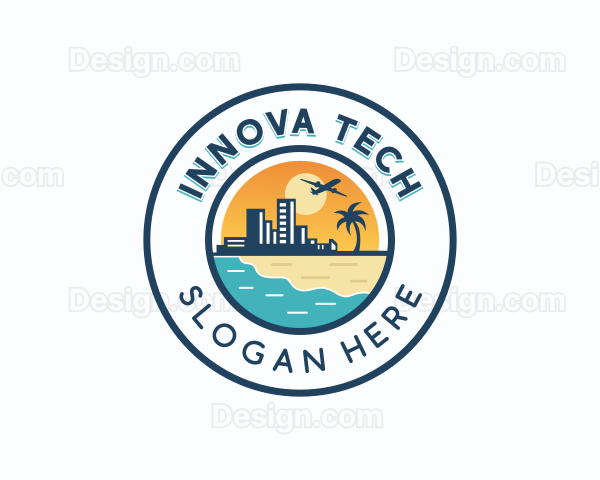 Tourism Vacation Getaway Logo