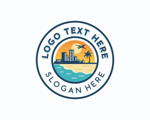 Tourism Vacation Getaway Logo