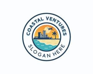 Tourism Vacation Getaway logo design