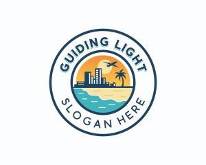 Tourism Vacation Getaway logo design