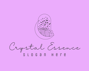 Luxury Crystal Jewelry logo design