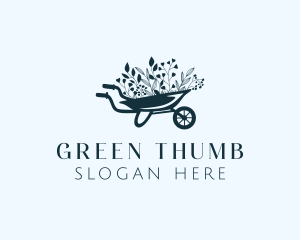 Wheelbarrow Flower Garden logo