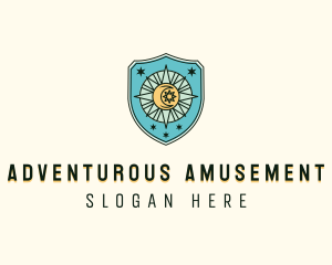 Adventure Traveler Compass logo design