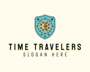 Adventure Traveler Compass logo design