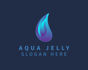 Aqua Water Droplet  logo design