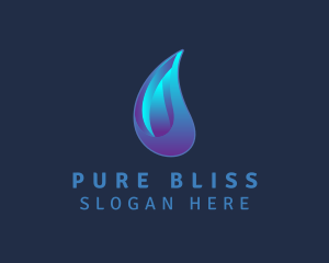 Aqua Water Droplet  logo design