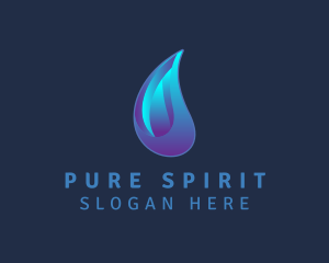 Aqua Water Droplet  logo design