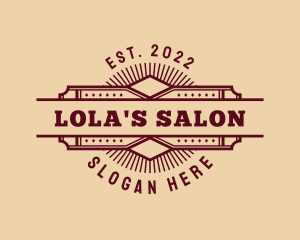 Western Pub Saloon logo design