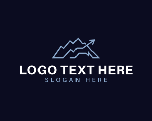 Mountain Business Arrow Statistics logo