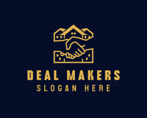 Real Estate Handshake logo design