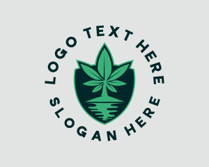 Island Marijuana Shield logo