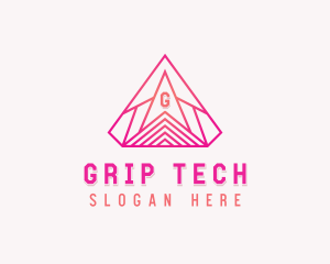 Generic Tech Pyramid  logo design