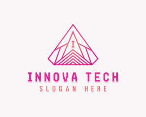 Generic Tech Pyramid  logo design