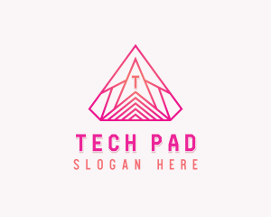 Generic Tech Pyramid  logo design