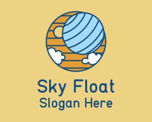 Sky Planet Atmosphere  logo design