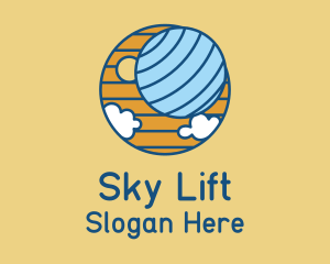 Sky Planet Atmosphere  logo design