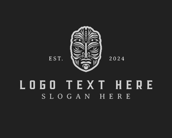 Ethnic Tribal Mask logo