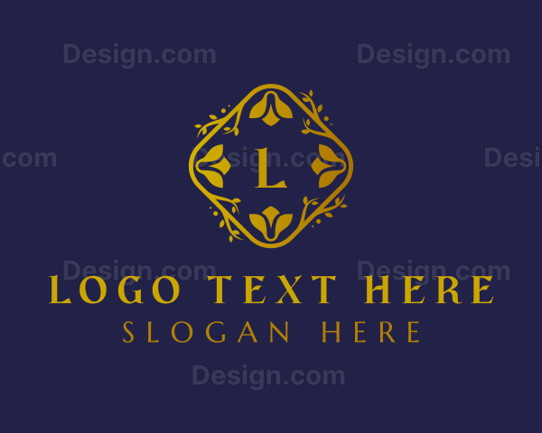 Luxury Floral Boutique Logo