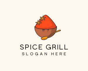 Indian Spices Bowl logo design