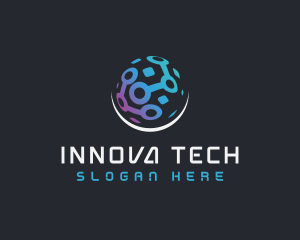 Digital Tech Sphere logo design