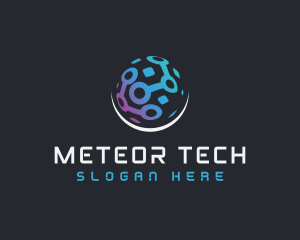 Digital Tech Sphere logo design