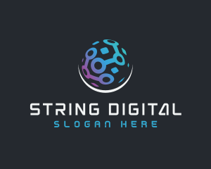 Digital Tech Sphere logo design