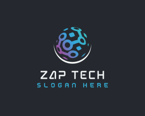 Digital Tech Sphere logo design