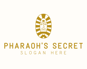 Oval Egyptian Pharaoh logo