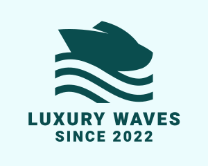 Ocean Wave Cruise logo design