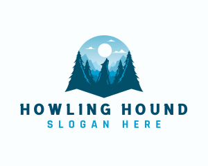 Howling Wolf Forest logo design