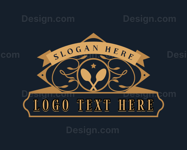 Luxury Restaurant Cuisine Logo