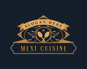  Luxury Restaurant Cuisine logo design