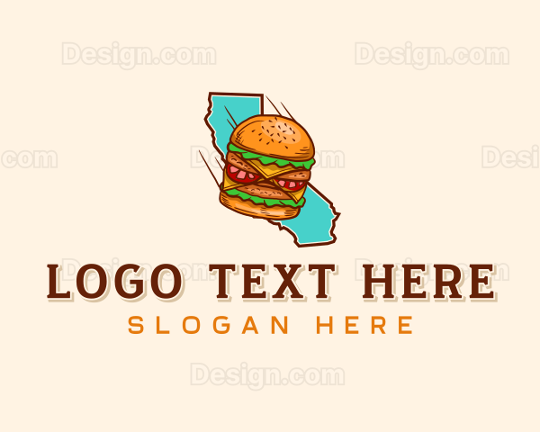 California Cheeseburger Snack Logo