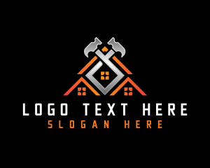 Hammer Roofing Contractor Logo