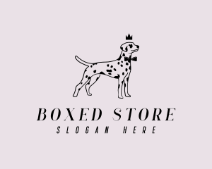 Pet Dalmatian Dog logo design