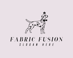 Pet Dalmatian Dog logo design