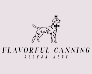 Pet Dalmatian Dog logo design