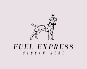 Pet Dalmatian Dog logo design