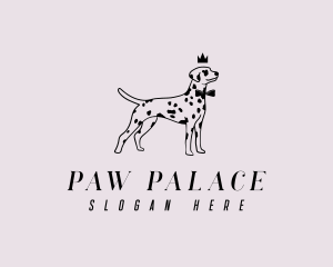 Pet Dalmatian Dog logo