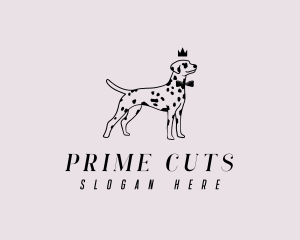 Pet Dalmatian Dog logo design