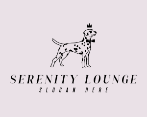 Pet Dalmatian Dog logo design