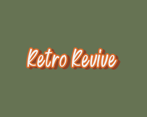 Retro Handwritten Business logo design